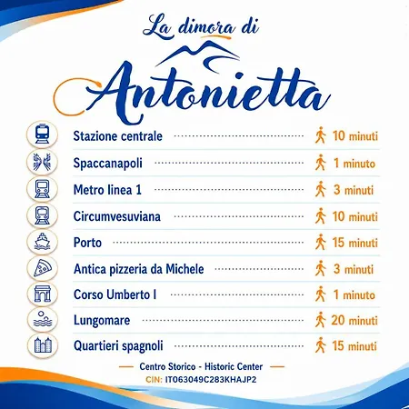 아파트 La Dimora Di Antonietta - Centro Storico 나폴리